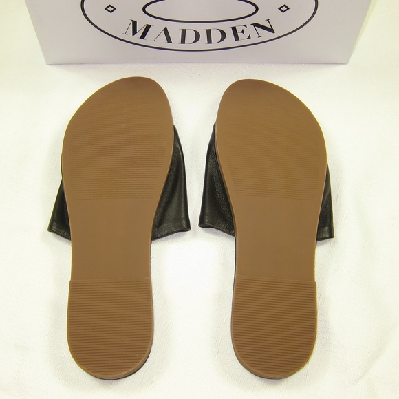 Steve Madden Leather Flat Sandals - 10 - Picture 6 of 8